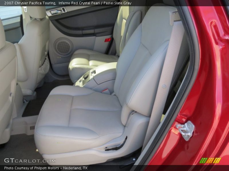 Inferno Red Crystal Pearl / Pastel Slate Gray 2007 Chrysler Pacifica Touring