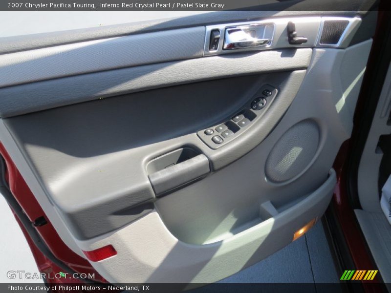 Inferno Red Crystal Pearl / Pastel Slate Gray 2007 Chrysler Pacifica Touring