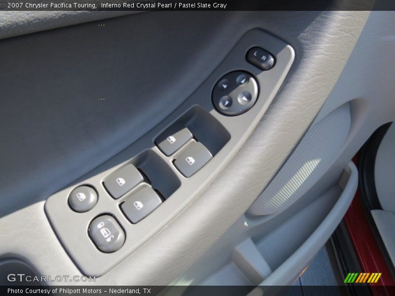 Inferno Red Crystal Pearl / Pastel Slate Gray 2007 Chrysler Pacifica Touring