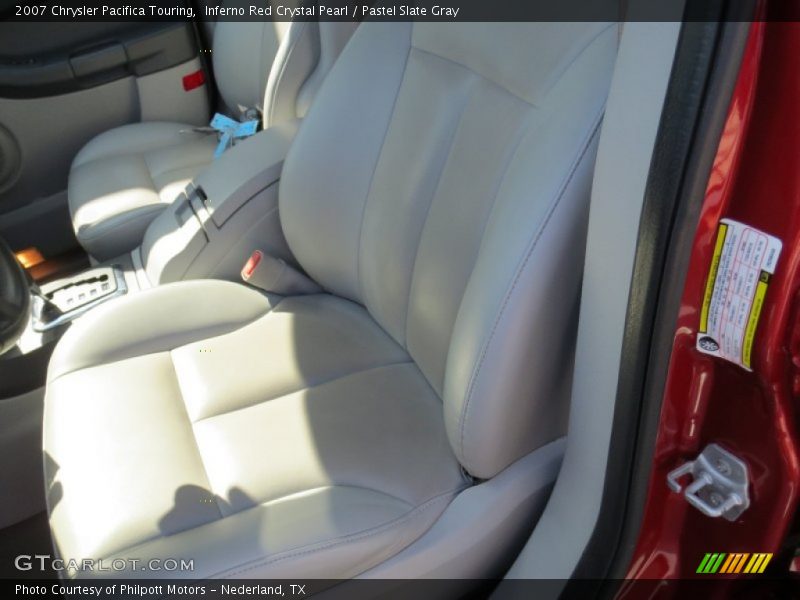 Inferno Red Crystal Pearl / Pastel Slate Gray 2007 Chrysler Pacifica Touring