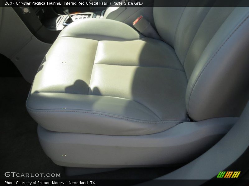 Inferno Red Crystal Pearl / Pastel Slate Gray 2007 Chrysler Pacifica Touring