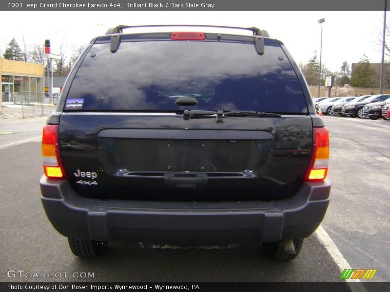 Brilliant Black / Dark Slate Gray 2003 Jeep Grand Cherokee Laredo 4x4