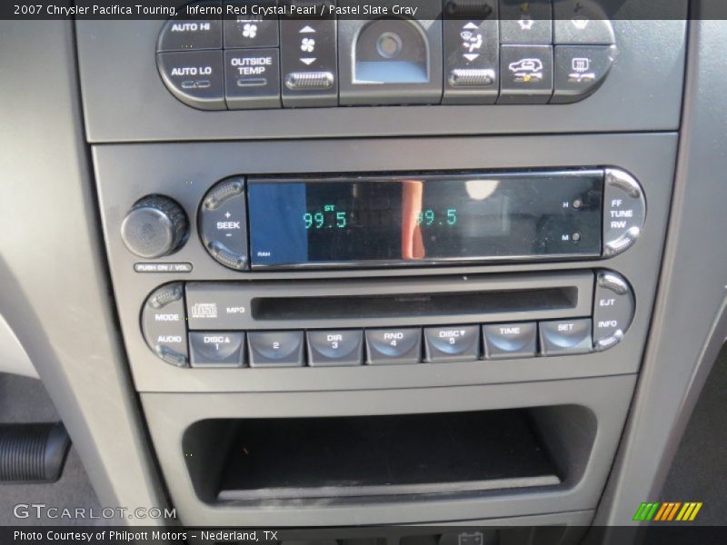 Inferno Red Crystal Pearl / Pastel Slate Gray 2007 Chrysler Pacifica Touring
