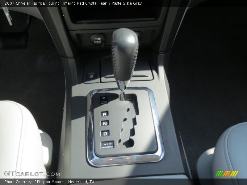 Inferno Red Crystal Pearl / Pastel Slate Gray 2007 Chrysler Pacifica Touring