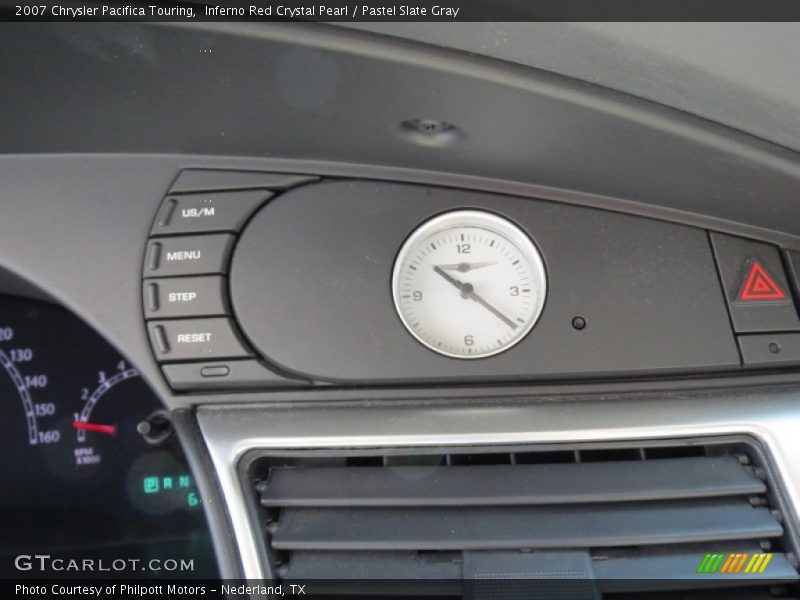 Inferno Red Crystal Pearl / Pastel Slate Gray 2007 Chrysler Pacifica Touring