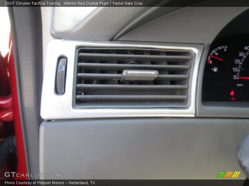 Inferno Red Crystal Pearl / Pastel Slate Gray 2007 Chrysler Pacifica Touring