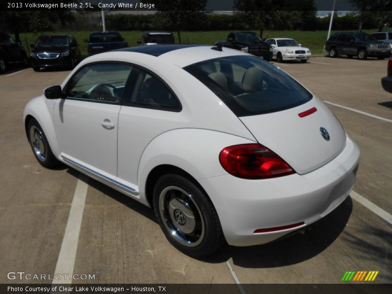 Candy White / Beige 2013 Volkswagen Beetle 2.5L