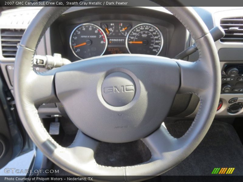 Stealth Gray Metallic / Dark Pewter 2007 GMC Canyon SLE Crew Cab