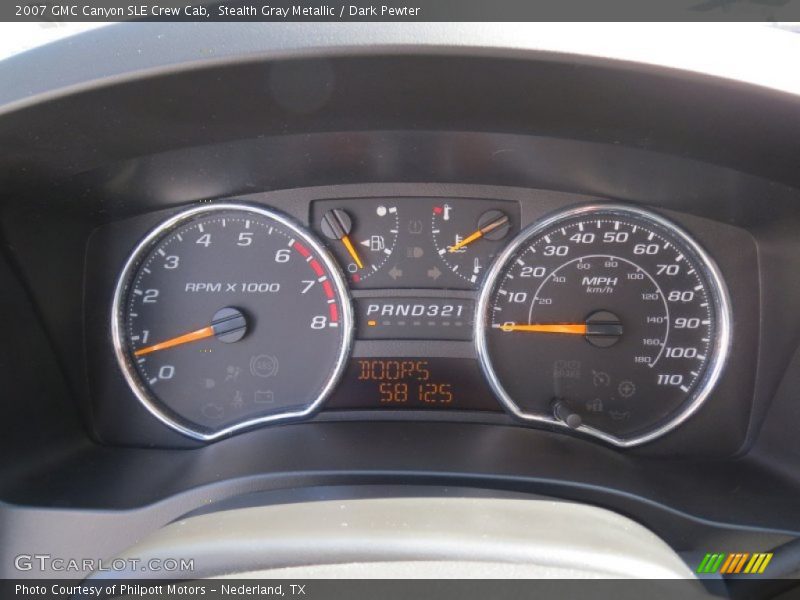 Stealth Gray Metallic / Dark Pewter 2007 GMC Canyon SLE Crew Cab