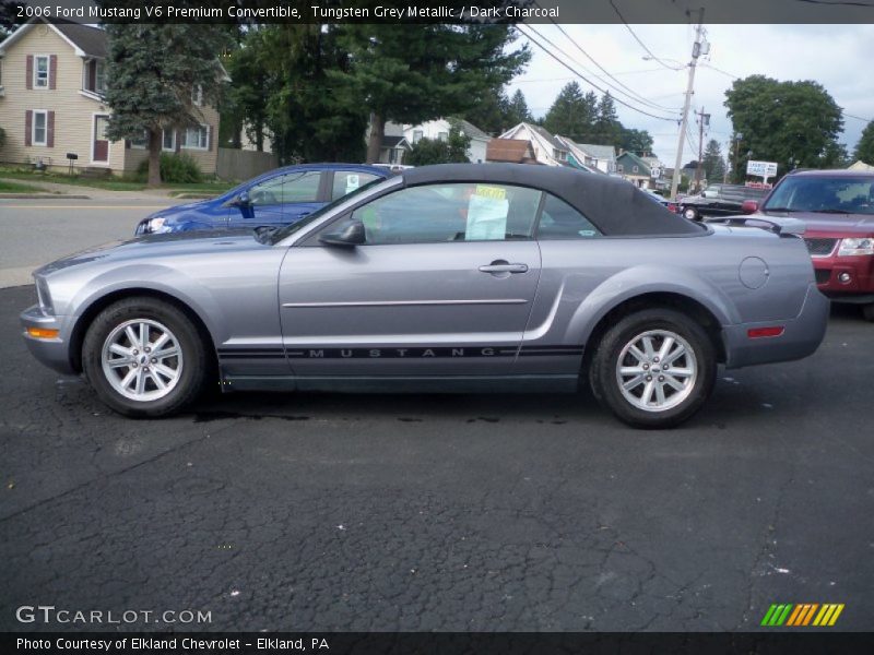 Tungsten Grey Metallic / Dark Charcoal 2006 Ford Mustang V6 Premium Convertible