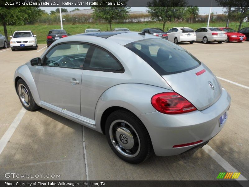 Reflex Silver Metallic / Titan Black 2013 Volkswagen Beetle 2.5L