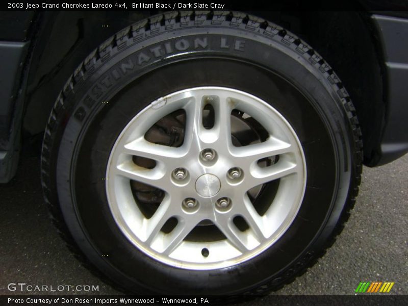 Brilliant Black / Dark Slate Gray 2003 Jeep Grand Cherokee Laredo 4x4