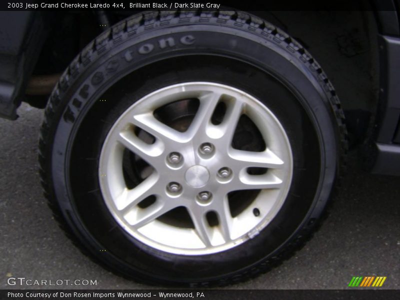 Brilliant Black / Dark Slate Gray 2003 Jeep Grand Cherokee Laredo 4x4