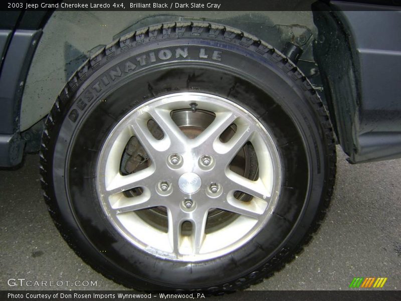 Brilliant Black / Dark Slate Gray 2003 Jeep Grand Cherokee Laredo 4x4