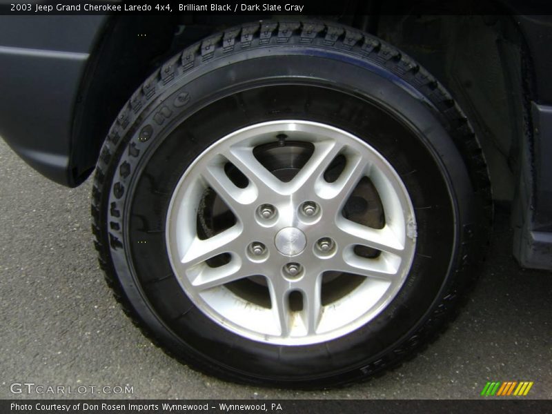 Brilliant Black / Dark Slate Gray 2003 Jeep Grand Cherokee Laredo 4x4