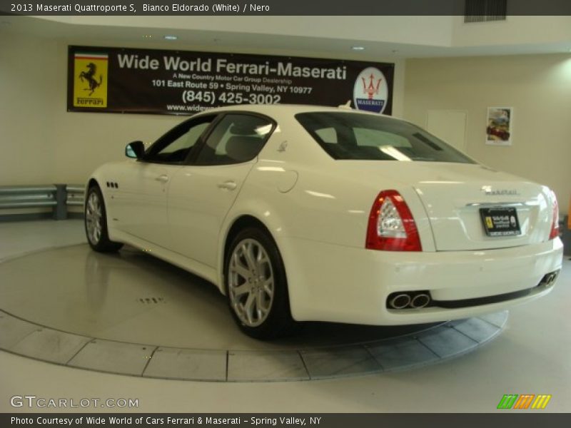 Bianco Eldorado (White) / Nero 2013 Maserati Quattroporte S