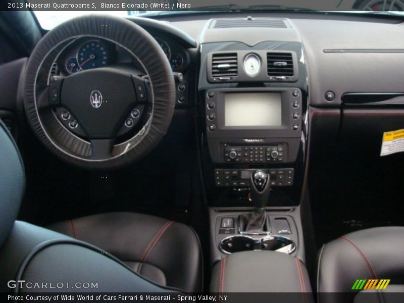 Bianco Eldorado (White) / Nero 2013 Maserati Quattroporte S