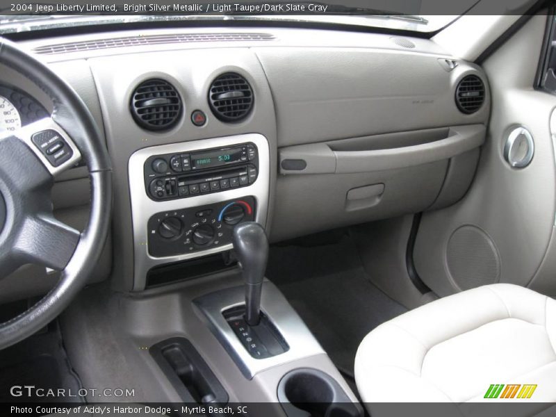 Bright Silver Metallic / Light Taupe/Dark Slate Gray 2004 Jeep Liberty Limited