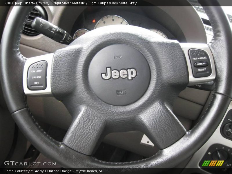 Bright Silver Metallic / Light Taupe/Dark Slate Gray 2004 Jeep Liberty Limited