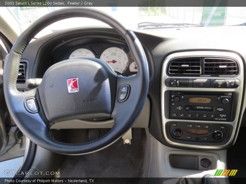 Pewter / Gray 2003 Saturn L Series L200 Sedan