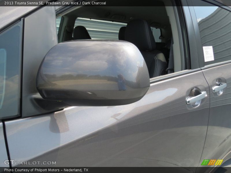 Predawn Gray Mica / Dark Charcoal 2013 Toyota Sienna SE