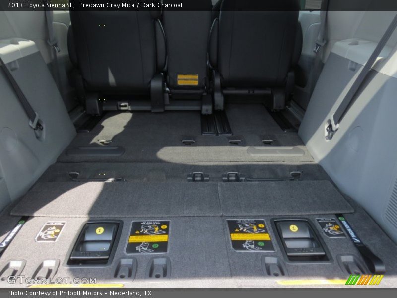 Predawn Gray Mica / Dark Charcoal 2013 Toyota Sienna SE