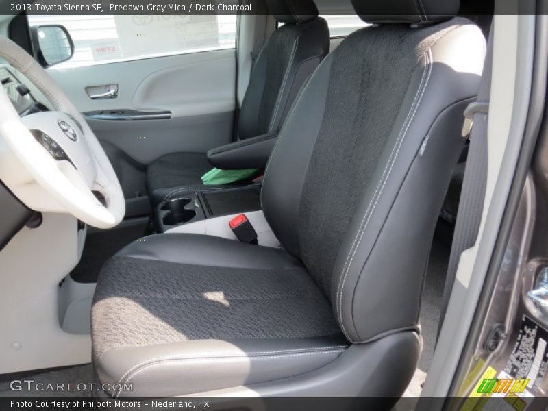 Predawn Gray Mica / Dark Charcoal 2013 Toyota Sienna SE