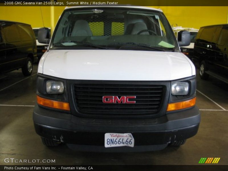 Summit White / Medium Pewter 2008 GMC Savana Van 2500 Cargo