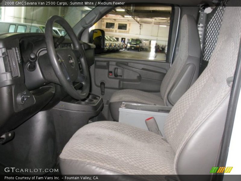 Summit White / Medium Pewter 2008 GMC Savana Van 2500 Cargo