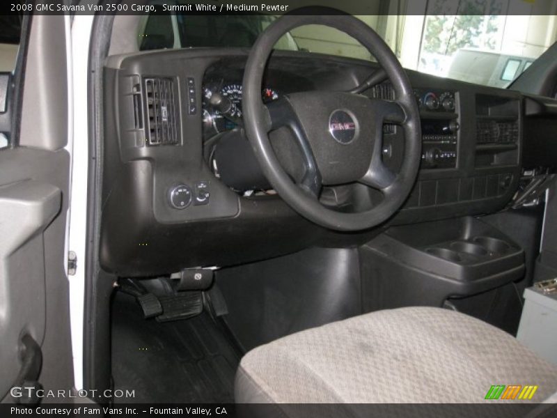 Summit White / Medium Pewter 2008 GMC Savana Van 2500 Cargo
