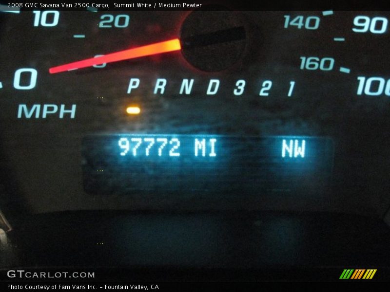 Summit White / Medium Pewter 2008 GMC Savana Van 2500 Cargo