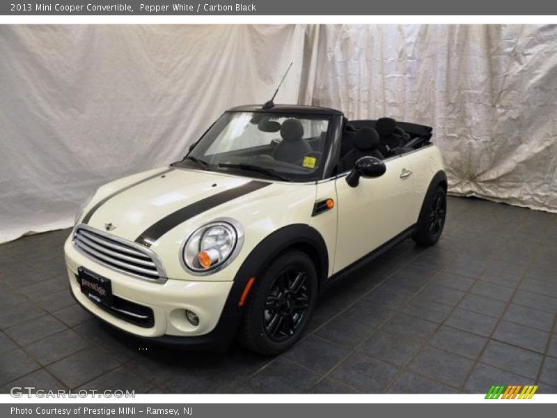 Pepper White / Carbon Black 2013 Mini Cooper Convertible
