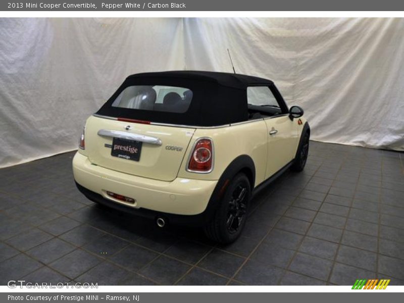 Pepper White / Carbon Black 2013 Mini Cooper Convertible