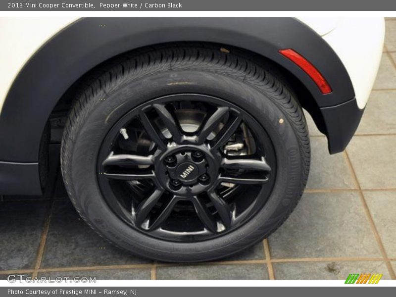 Pepper White / Carbon Black 2013 Mini Cooper Convertible