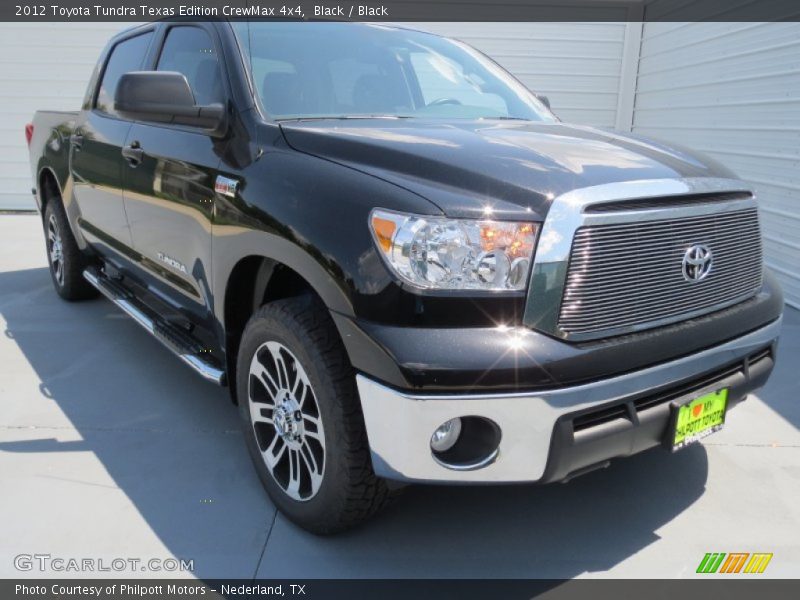 Black / Black 2012 Toyota Tundra Texas Edition CrewMax 4x4