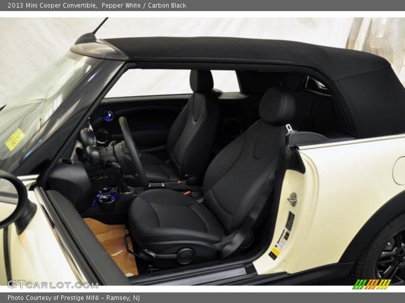 Pepper White / Carbon Black 2013 Mini Cooper Convertible