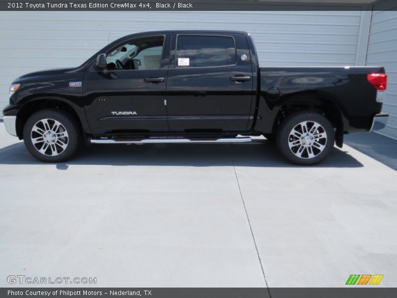 Black / Black 2012 Toyota Tundra Texas Edition CrewMax 4x4