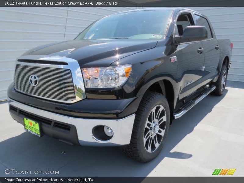 Black / Black 2012 Toyota Tundra Texas Edition CrewMax 4x4