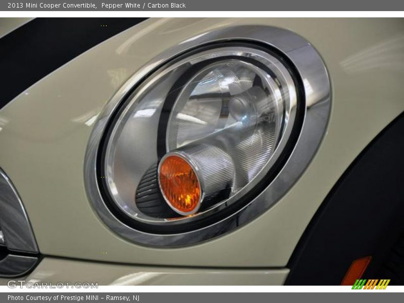 Pepper White / Carbon Black 2013 Mini Cooper Convertible