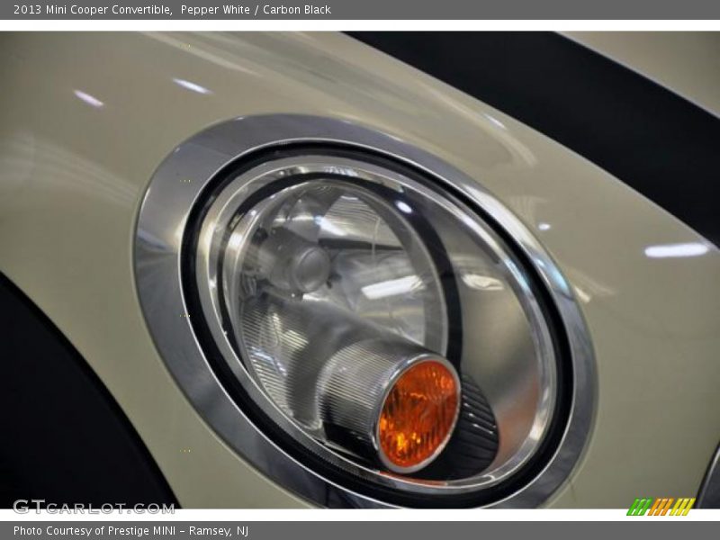 Pepper White / Carbon Black 2013 Mini Cooper Convertible