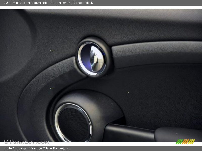 Pepper White / Carbon Black 2013 Mini Cooper Convertible