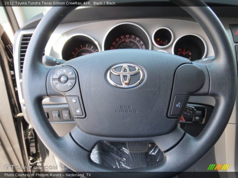 Black / Black 2012 Toyota Tundra Texas Edition CrewMax 4x4