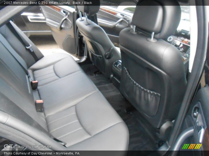 Black / Black 2007 Mercedes-Benz C 350 4Matic Luxury