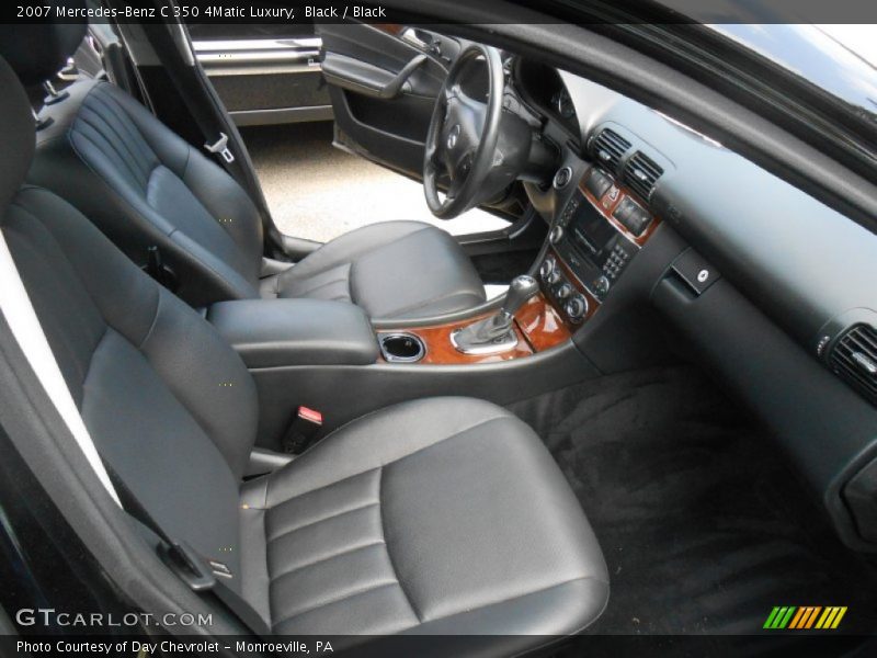 Black / Black 2007 Mercedes-Benz C 350 4Matic Luxury