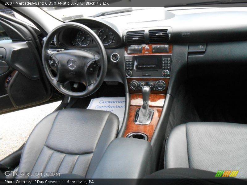 Black / Black 2007 Mercedes-Benz C 350 4Matic Luxury