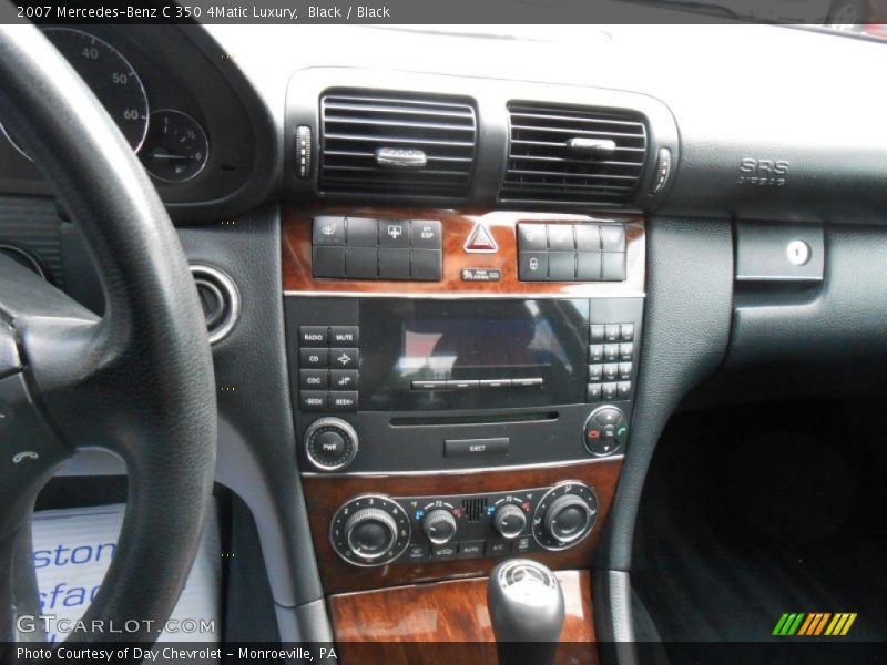 Black / Black 2007 Mercedes-Benz C 350 4Matic Luxury