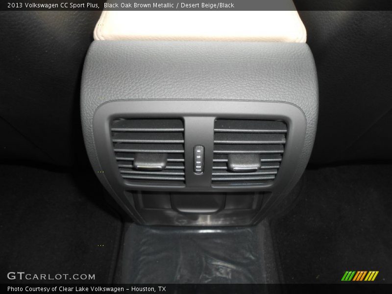 Black Oak Brown Metallic / Desert Beige/Black 2013 Volkswagen CC Sport Plus