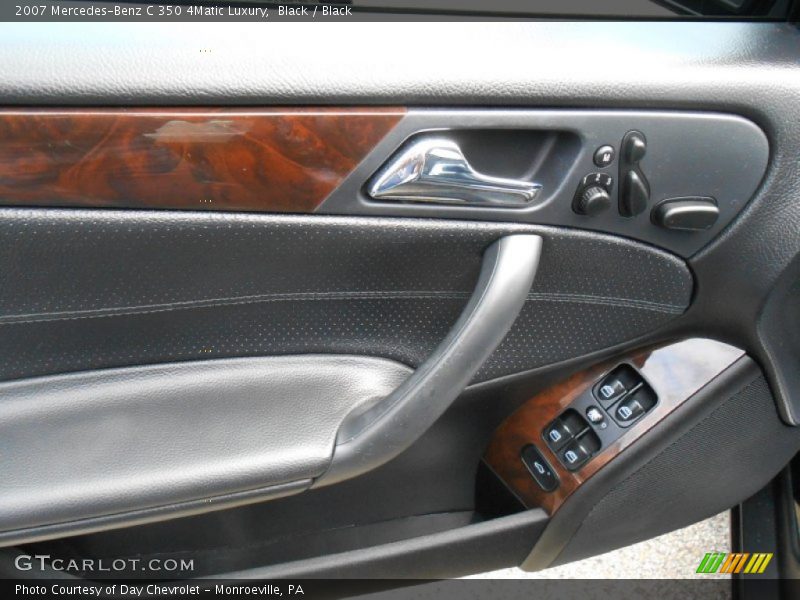 Black / Black 2007 Mercedes-Benz C 350 4Matic Luxury
