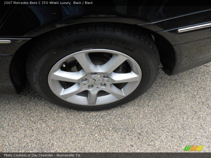 Black / Black 2007 Mercedes-Benz C 350 4Matic Luxury