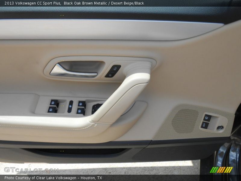 Black Oak Brown Metallic / Desert Beige/Black 2013 Volkswagen CC Sport Plus